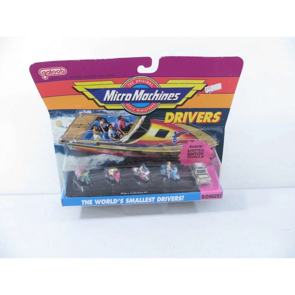 Micro Machines Drivers Riders Collection #1 4 Motorcycles Bonus Gold Blazer 1991